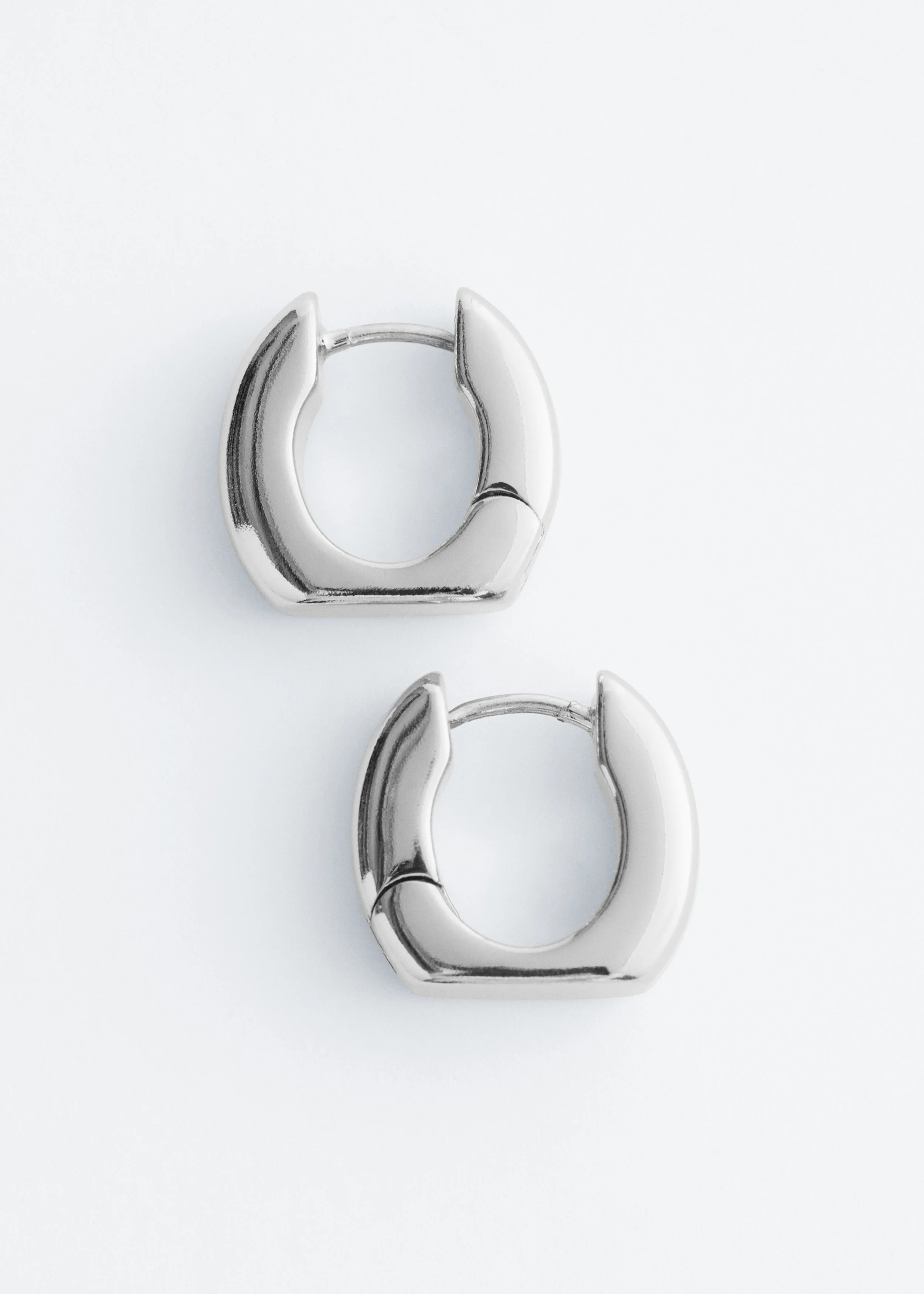 Chunky Hoop Earrings - 1