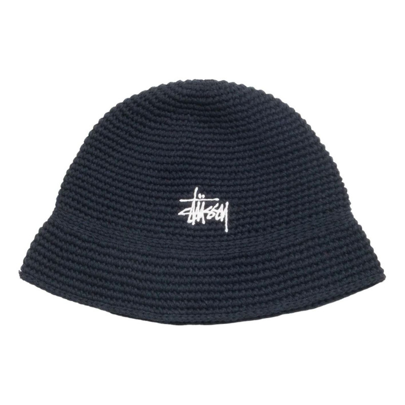 Stussy Basic Knit Bucket Hat 'Black' 1321261-BLAC 1
