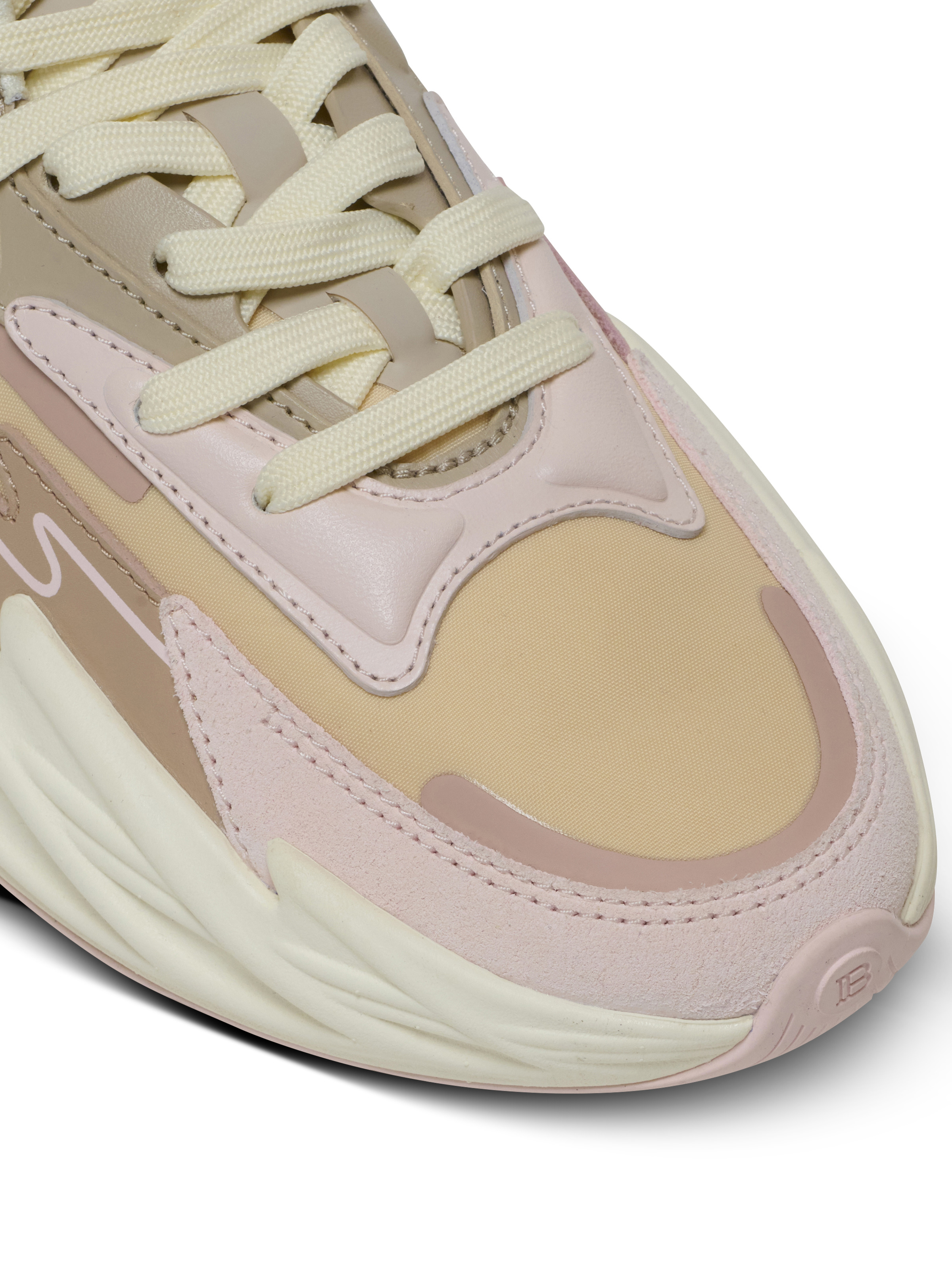 Run-Row leather and nylon trainers - 6