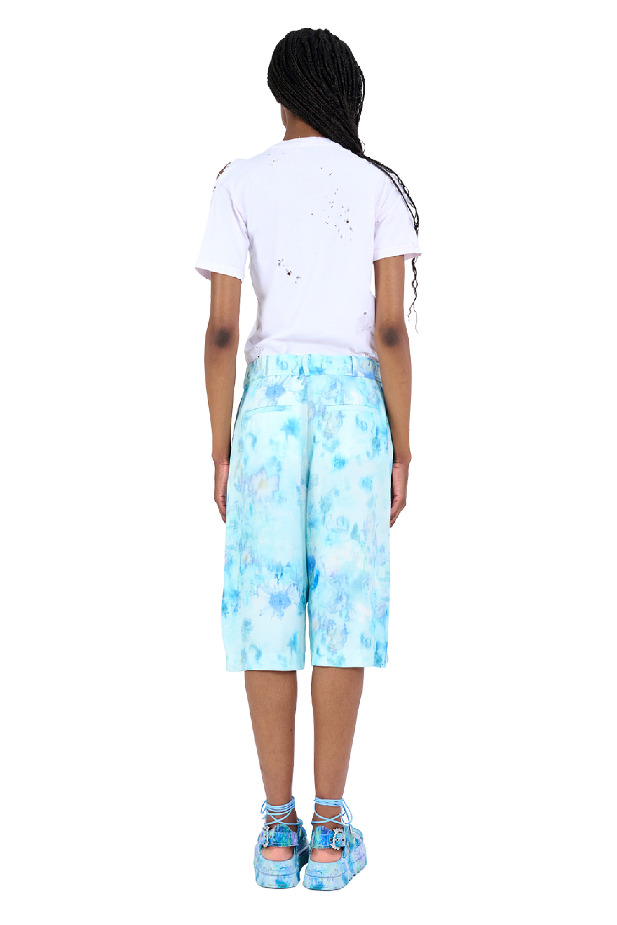 SKY SHADOW FLORAL DANTE SHORT - 5