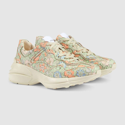 GUCCI Women's Rhyton Liberty London sneaker outlook