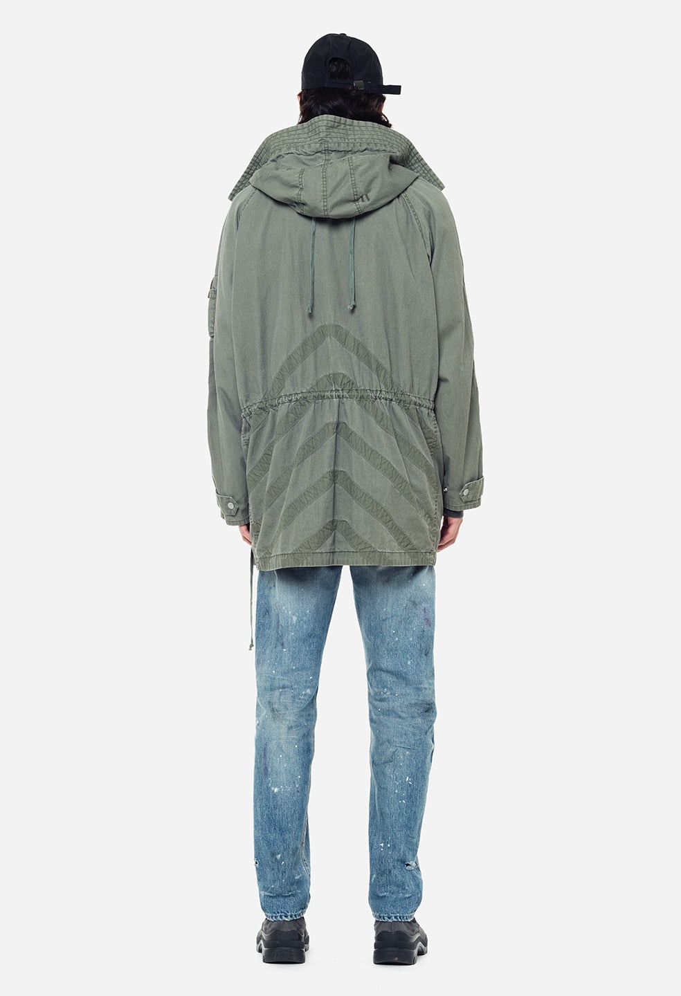 COTTON POPLIN FRAME II PARKA - 5