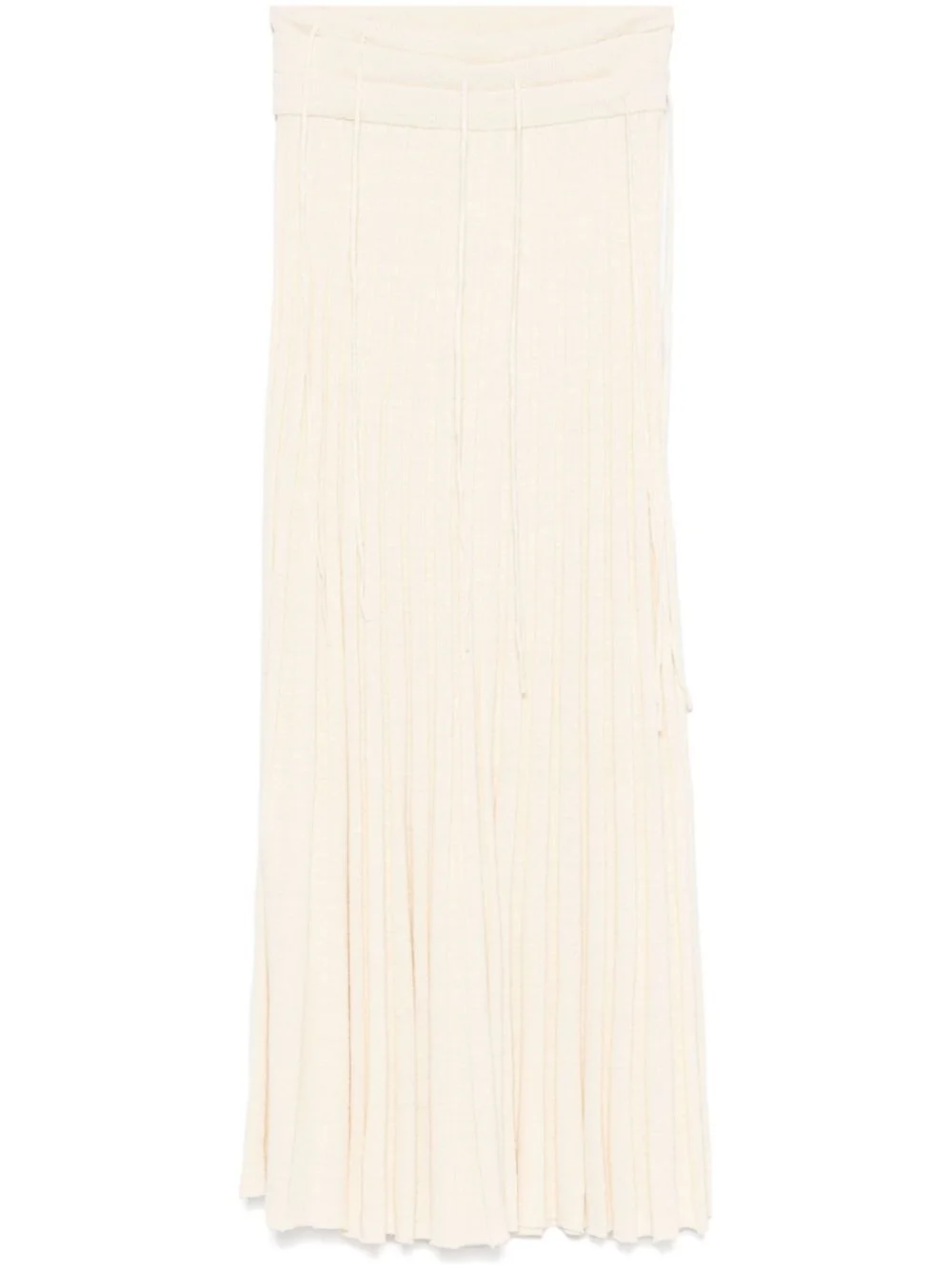 pleated maxi skirt - 1