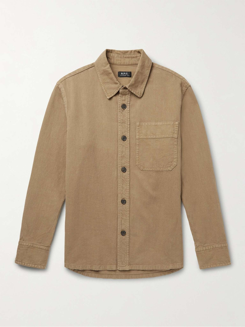 Basile Cotton and Linen-Blend Overshirt - 1