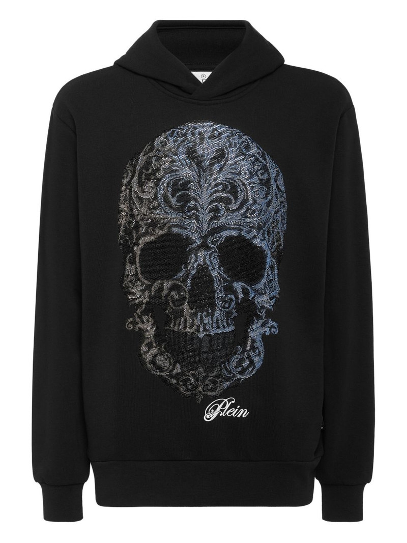 Skull-motif hoodie 1