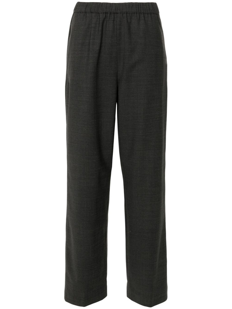 mélange-effect trousers 1