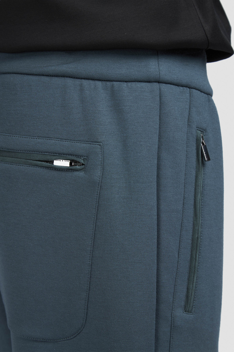 SUPIMA® COTTON TRACKPANTS WITH SHARK FIN EMBROIDERY 4