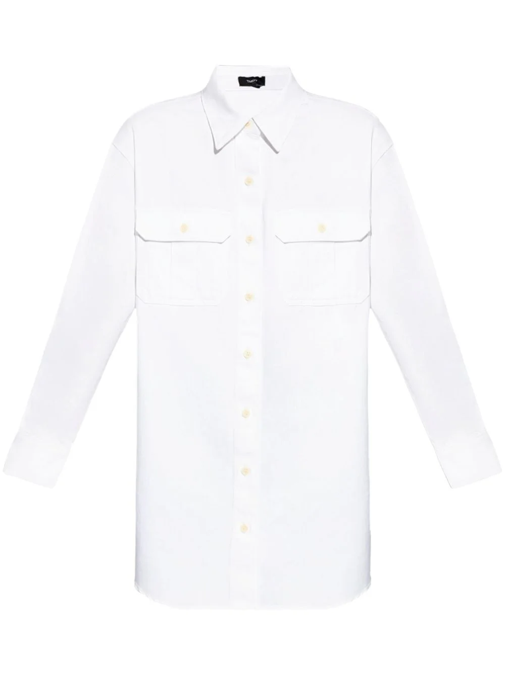 long-sleeve cotton shirt - 1