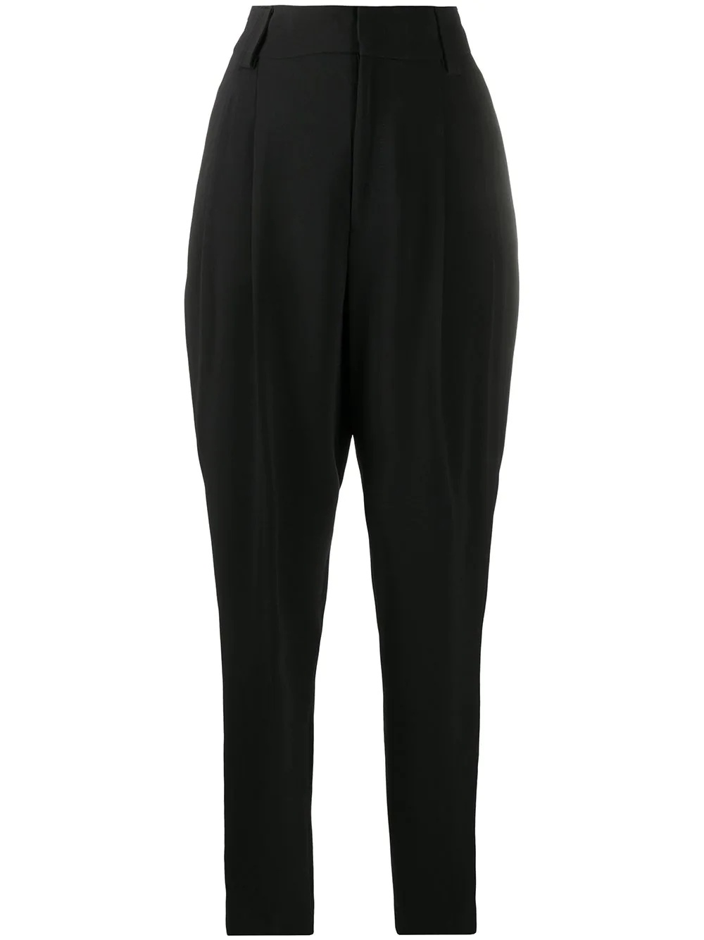 high-waist pleated trousers - 1