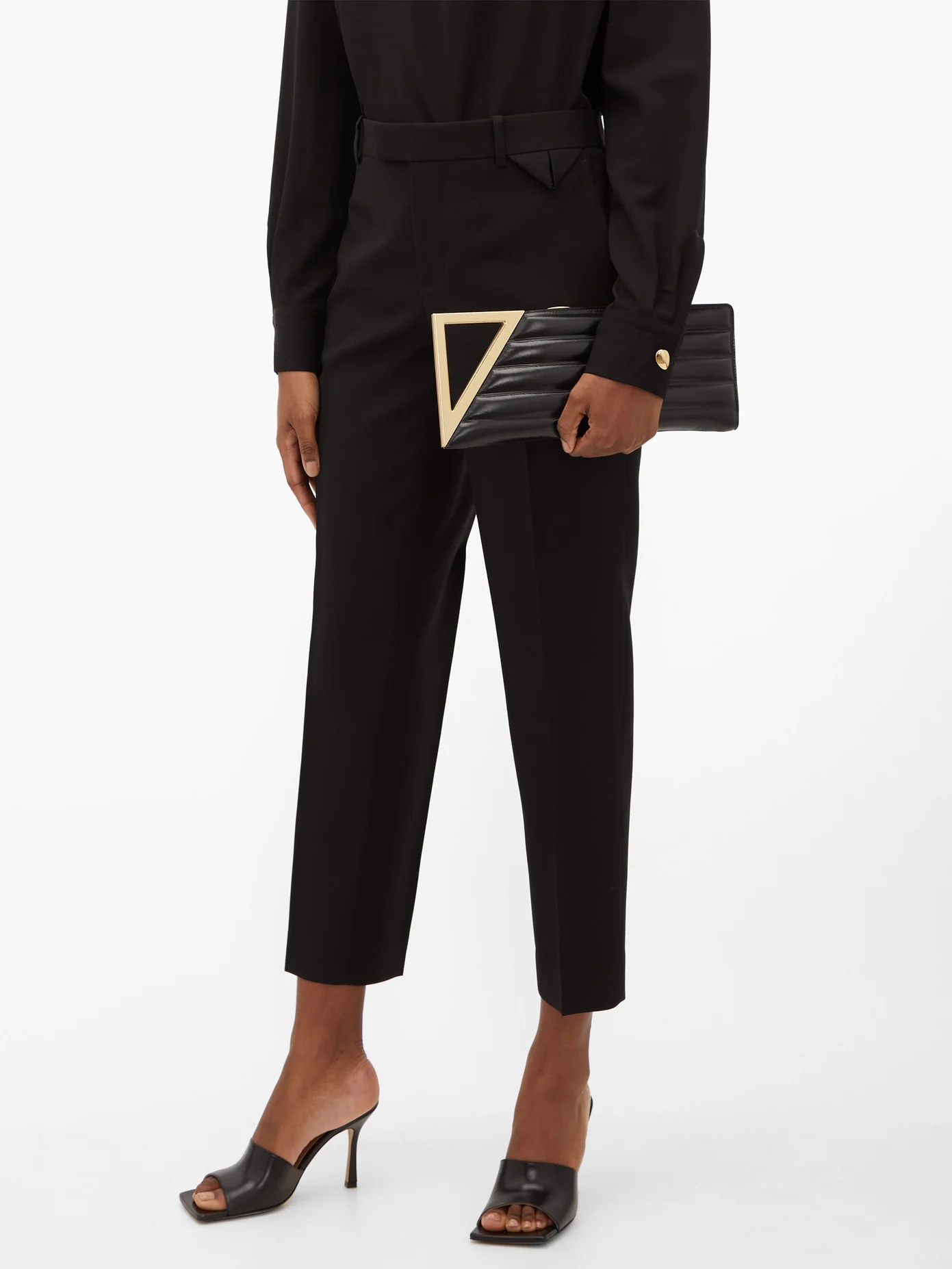 Tailored wool-twill trousers - 7