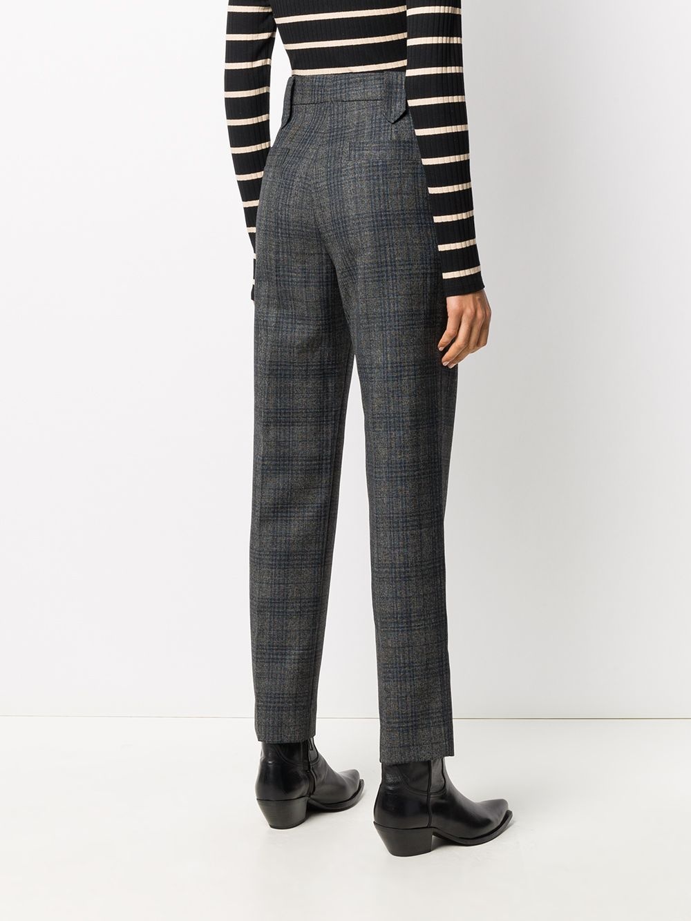 checked trousers - 4