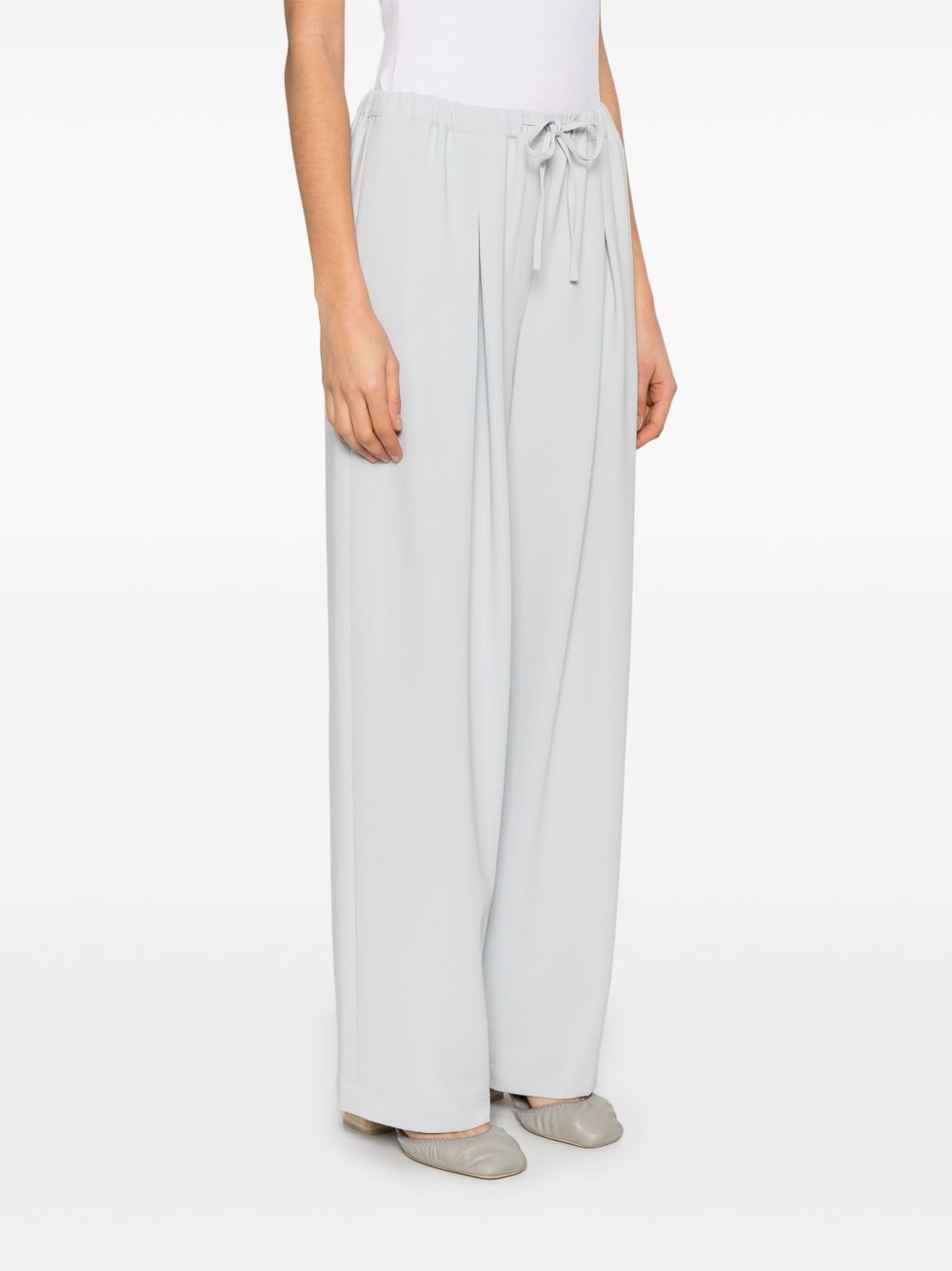 pleated crepe trousers - 3
