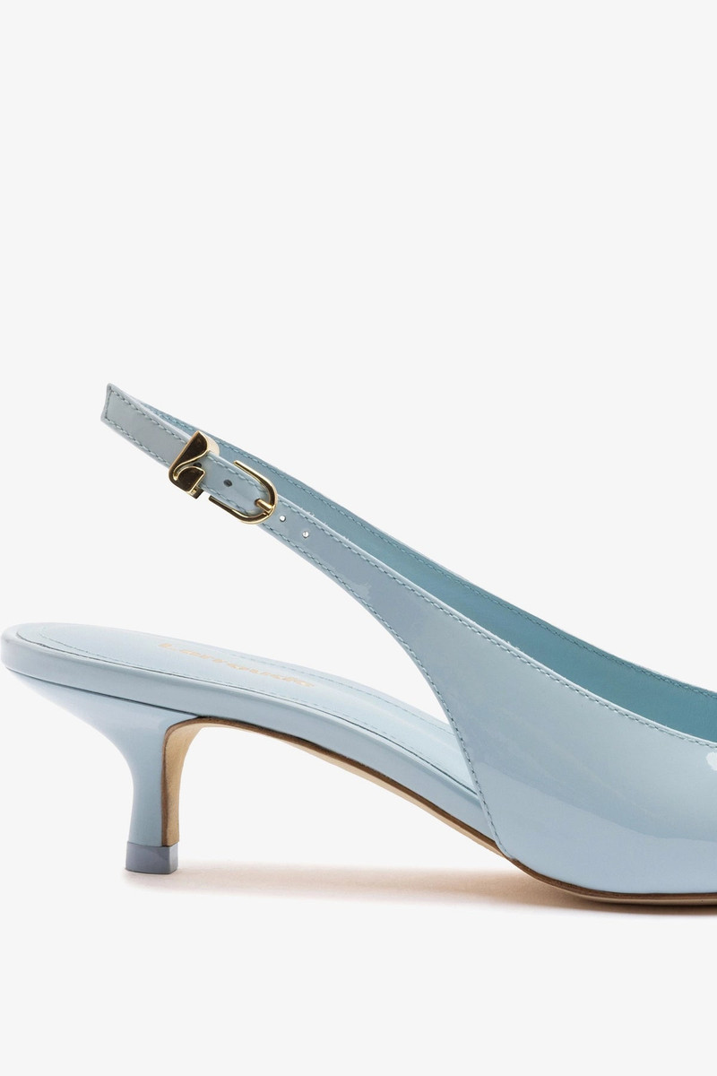 Nara Pump In Maya Patent Leather and White Leather 4