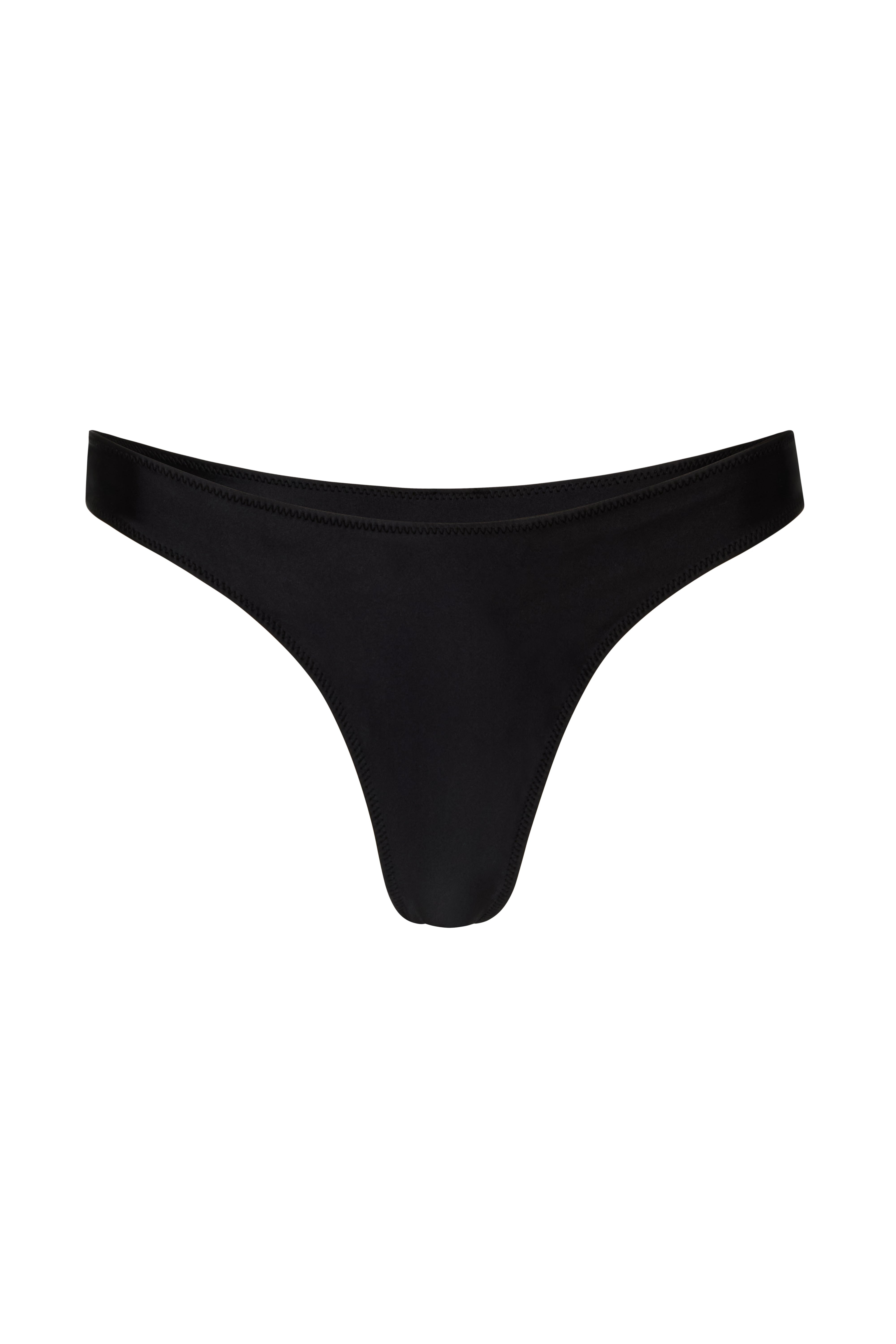 VITORIA Nero Gloss - Brazilian Bikini Bottoms - 2