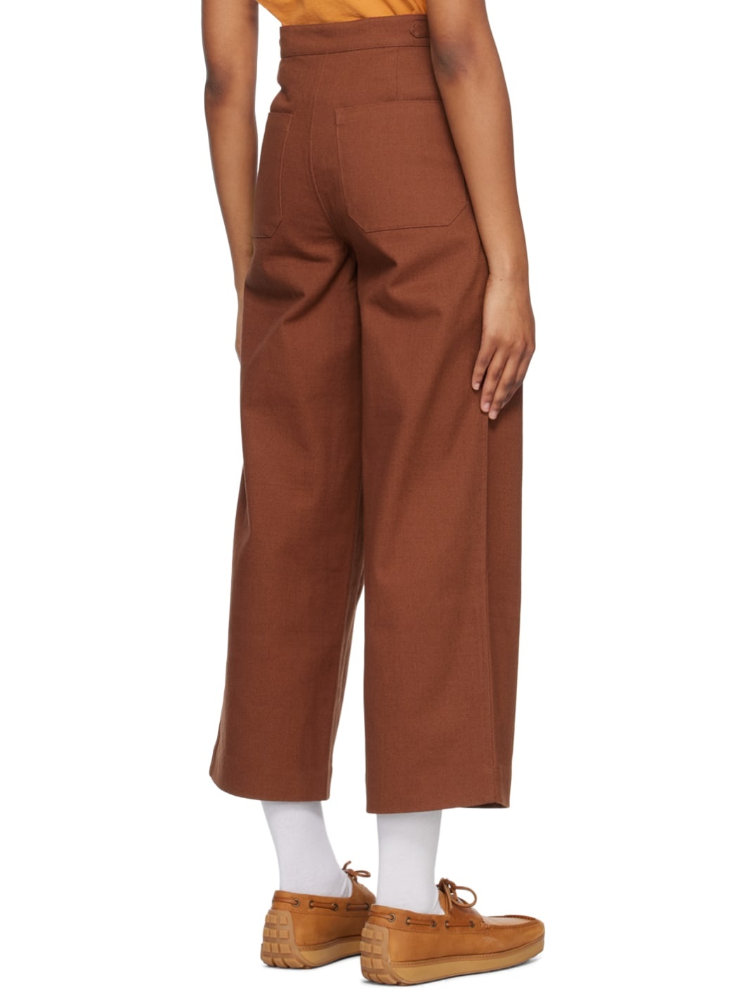 Brown Snap Trousers - 3