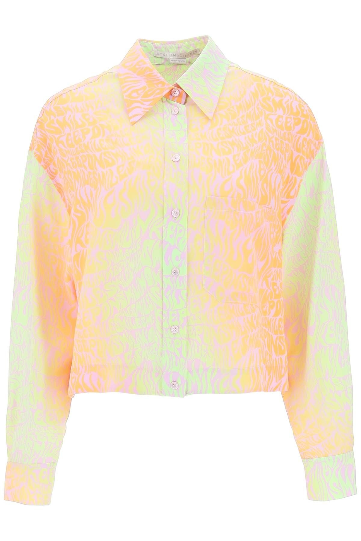 PRINTED SILK SHIRT - 1