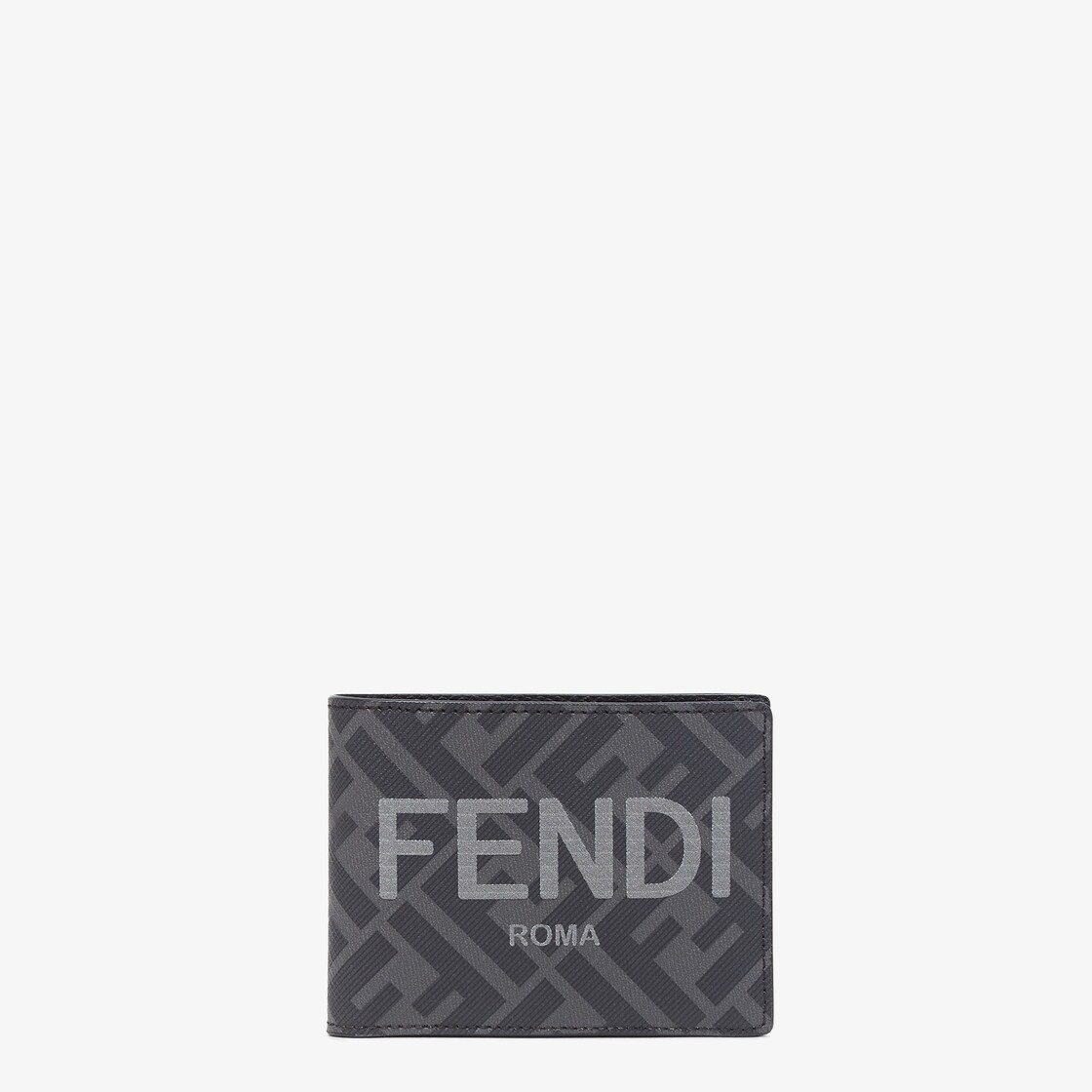 Bi-fold wallet with six cardholder slots and one banknote compartment. Made of textured fabric with  - 1