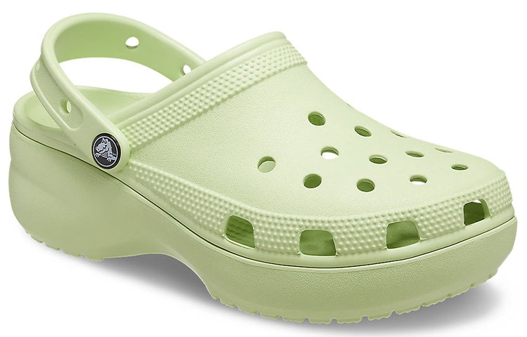 (WMNS) Crocs Classic Platform Clog 'Celery' 206750-335 - 4