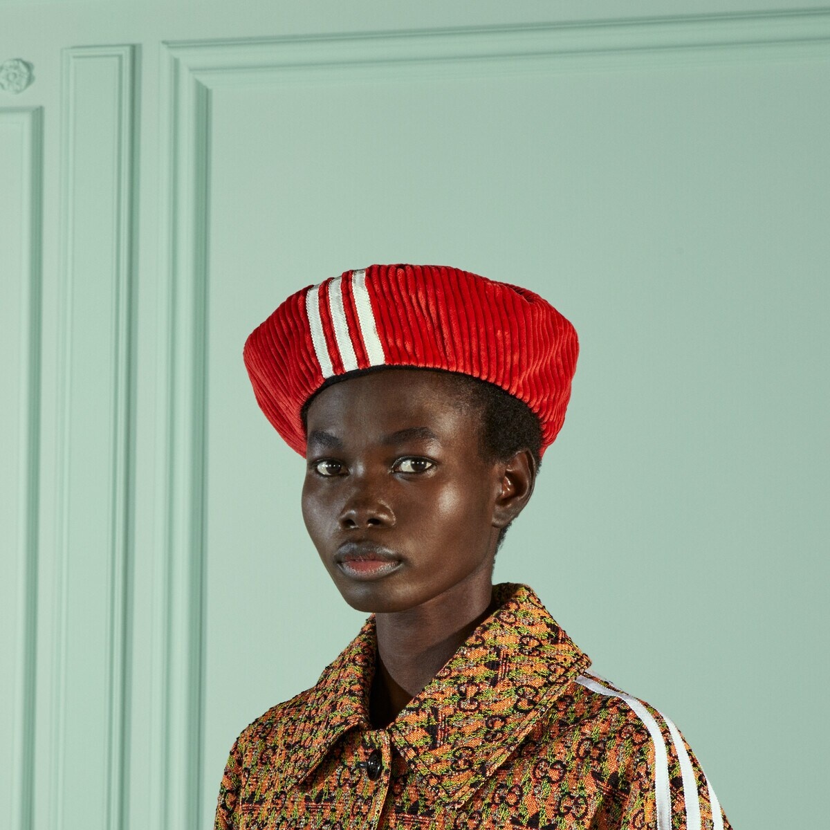 adidas x Gucci corduroy beret - 3