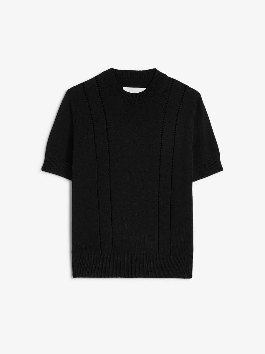 Jil Sander Cotton Pointelle T-Shirt - 1