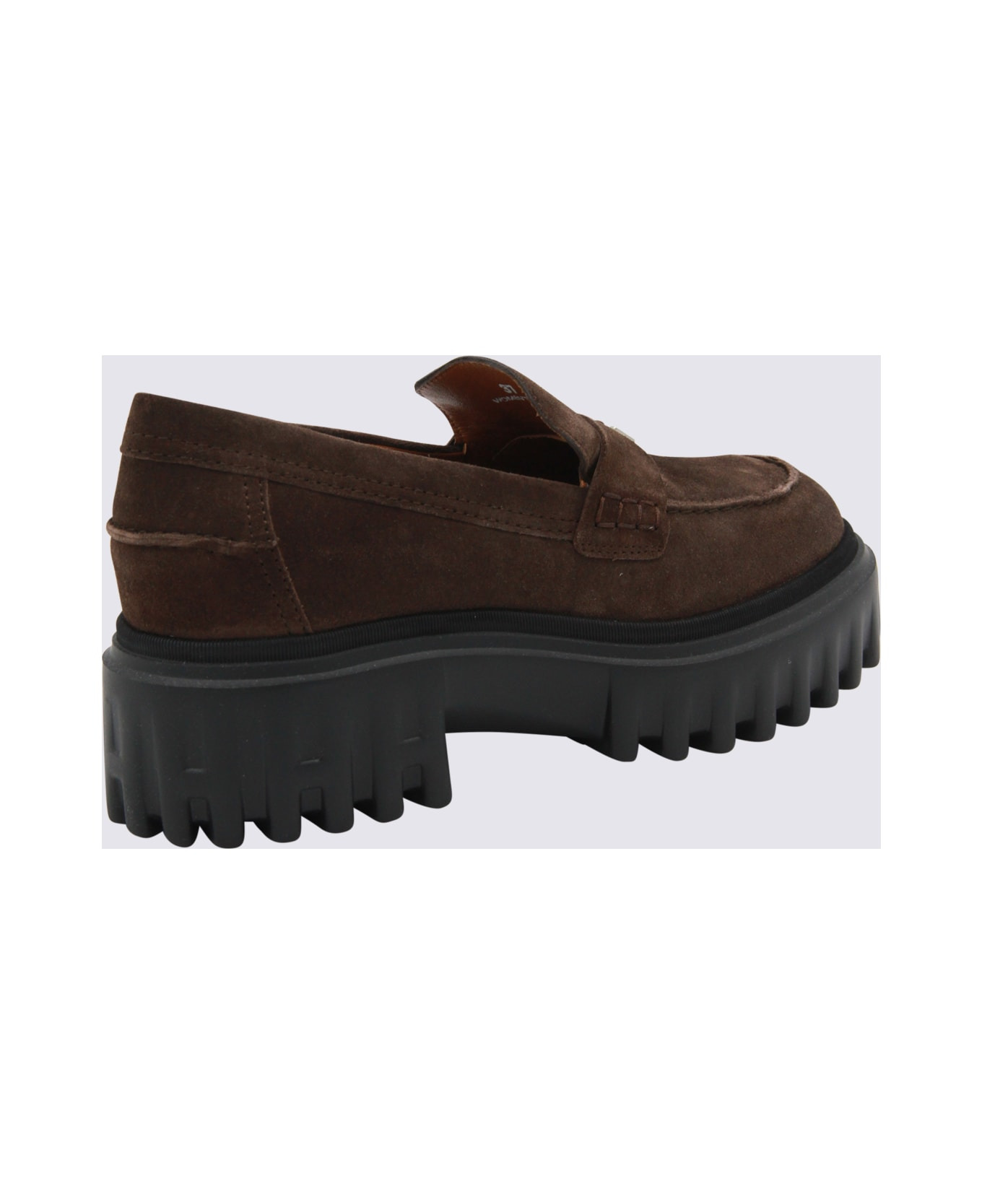 Brown Leather Loafers - 3