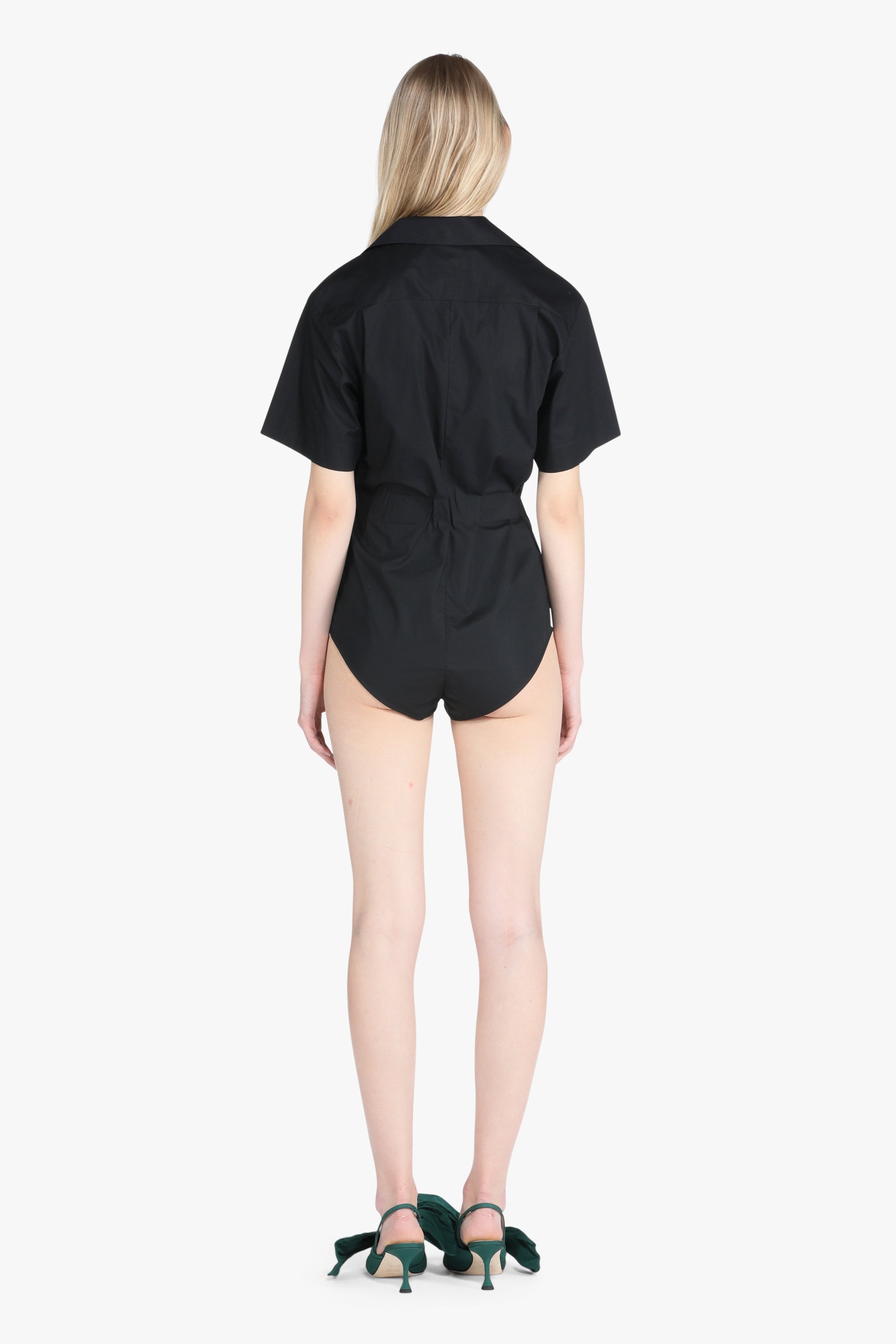 COTTON SHIRT BODYSUIT - 2