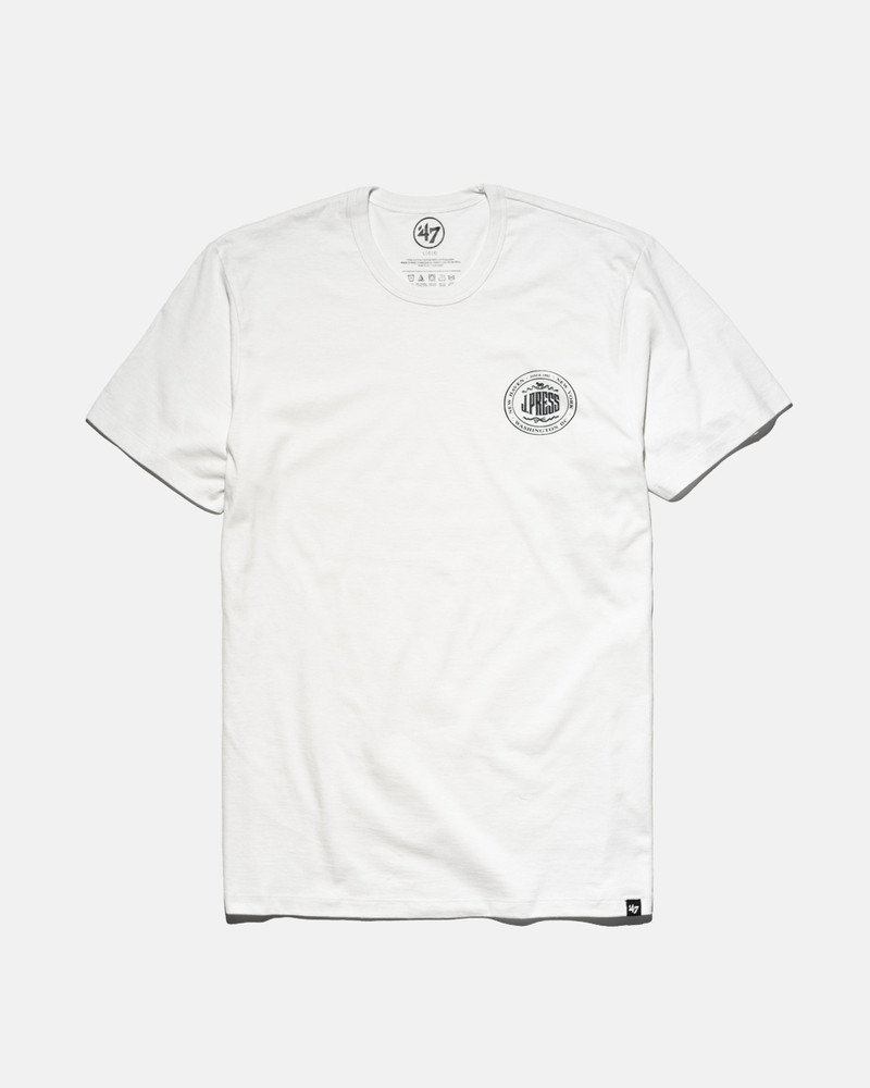 WHITE J. PRESS COTTON T-SHIRT 3