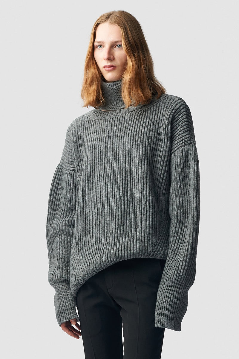 Ann Demeulemeester Geirnart High Neck Oversize Jumper outlook