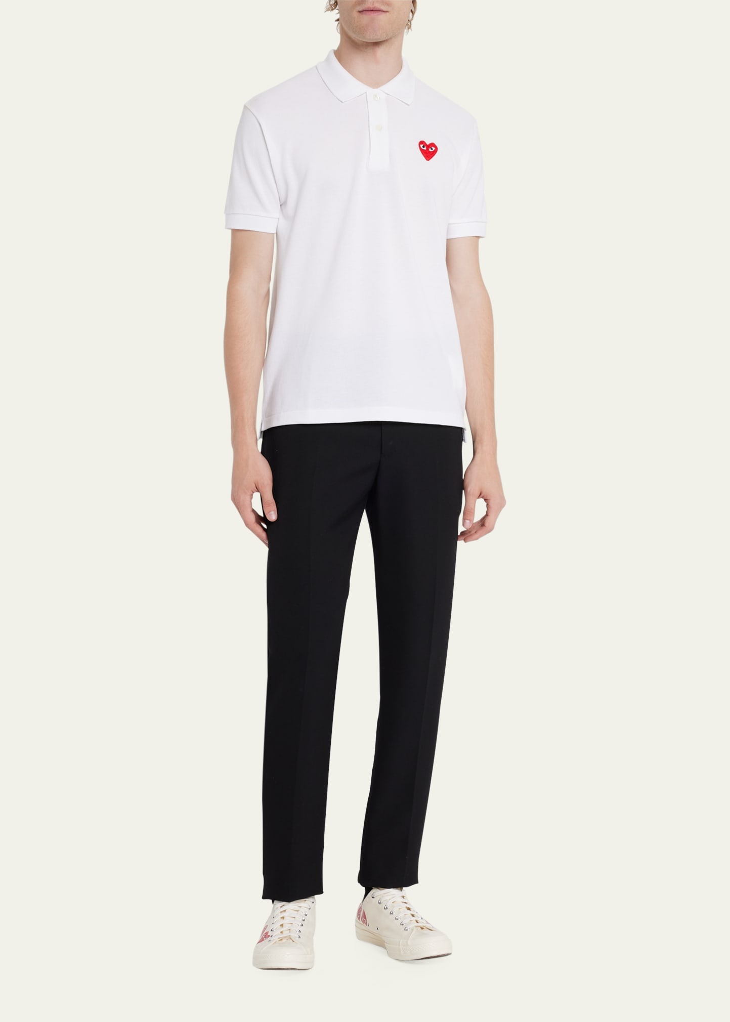 Men's Polo Shirt with Heart - 2