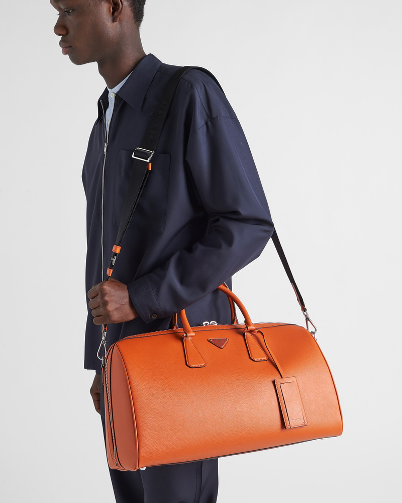 Saffiano leather travel bag 7