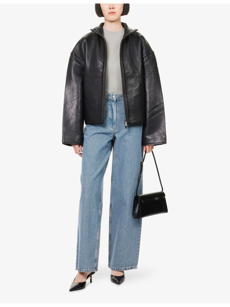 ROTATE Berina Wide-Leg Denim Jeans outlook