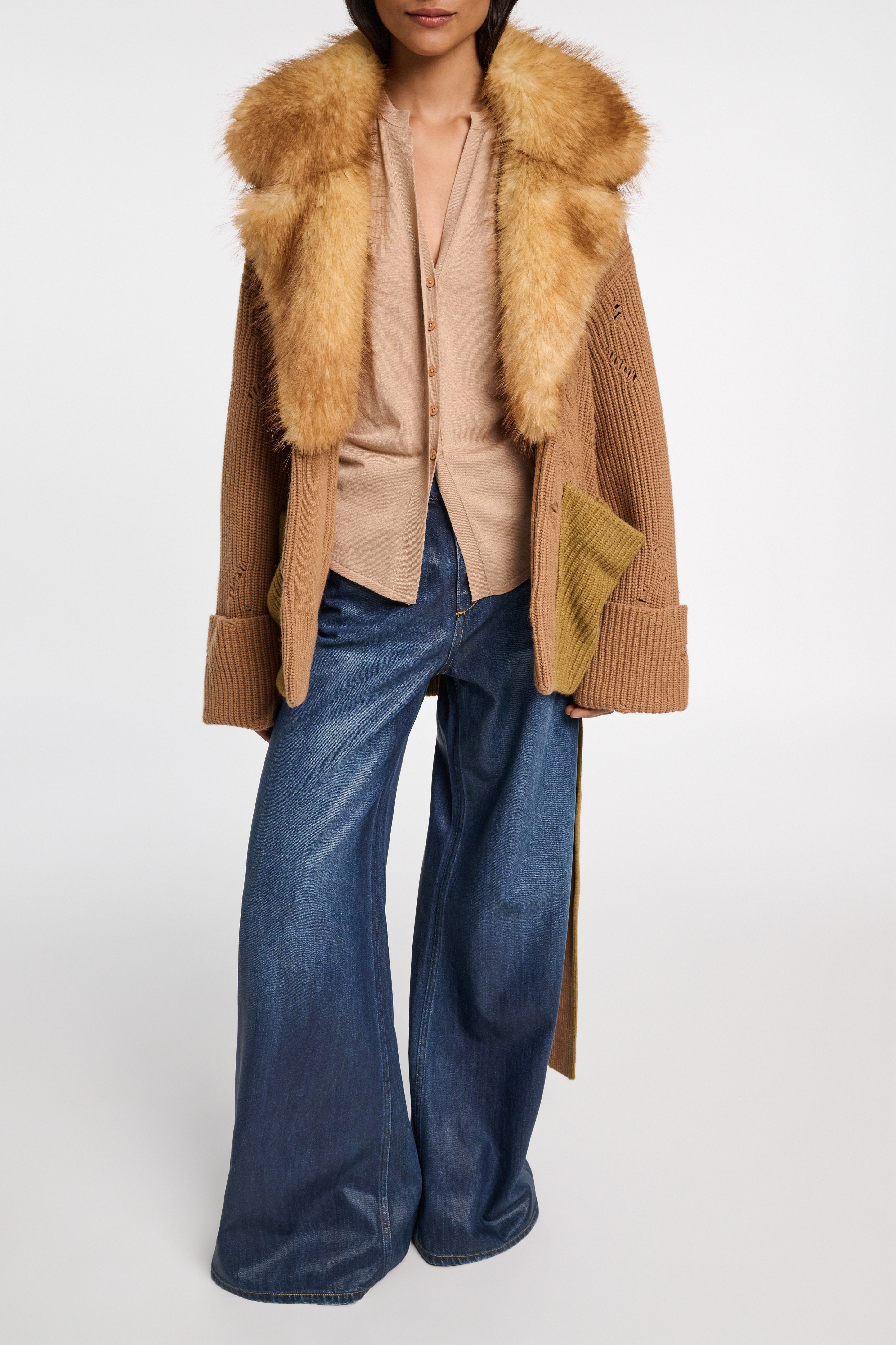 FUR OPULENCE cardigan - 4