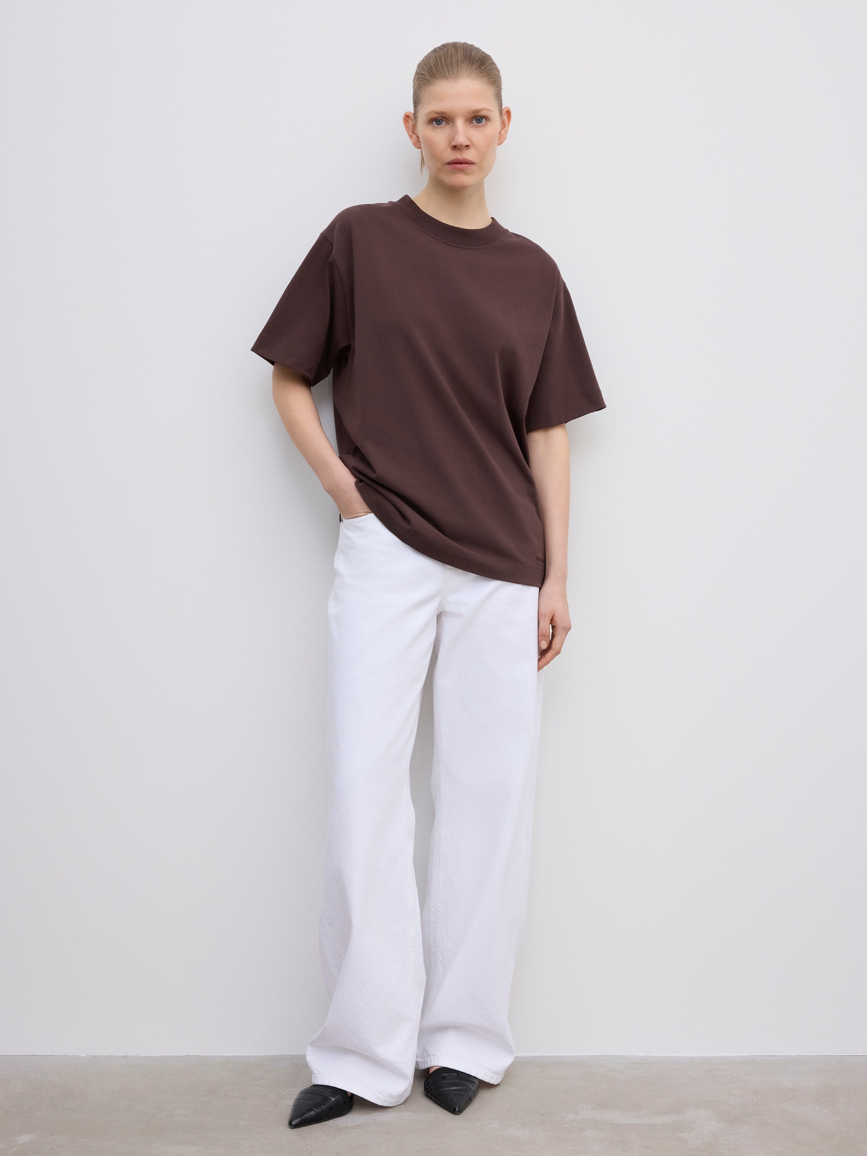 Oversized Cotton Tee - 4