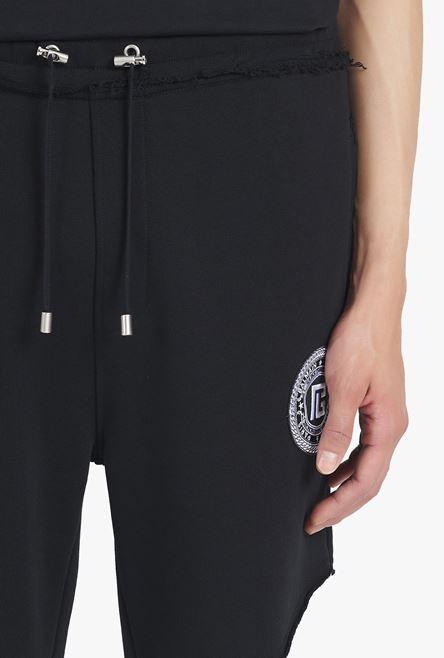 Black and white eco-designed sweatpants - 6