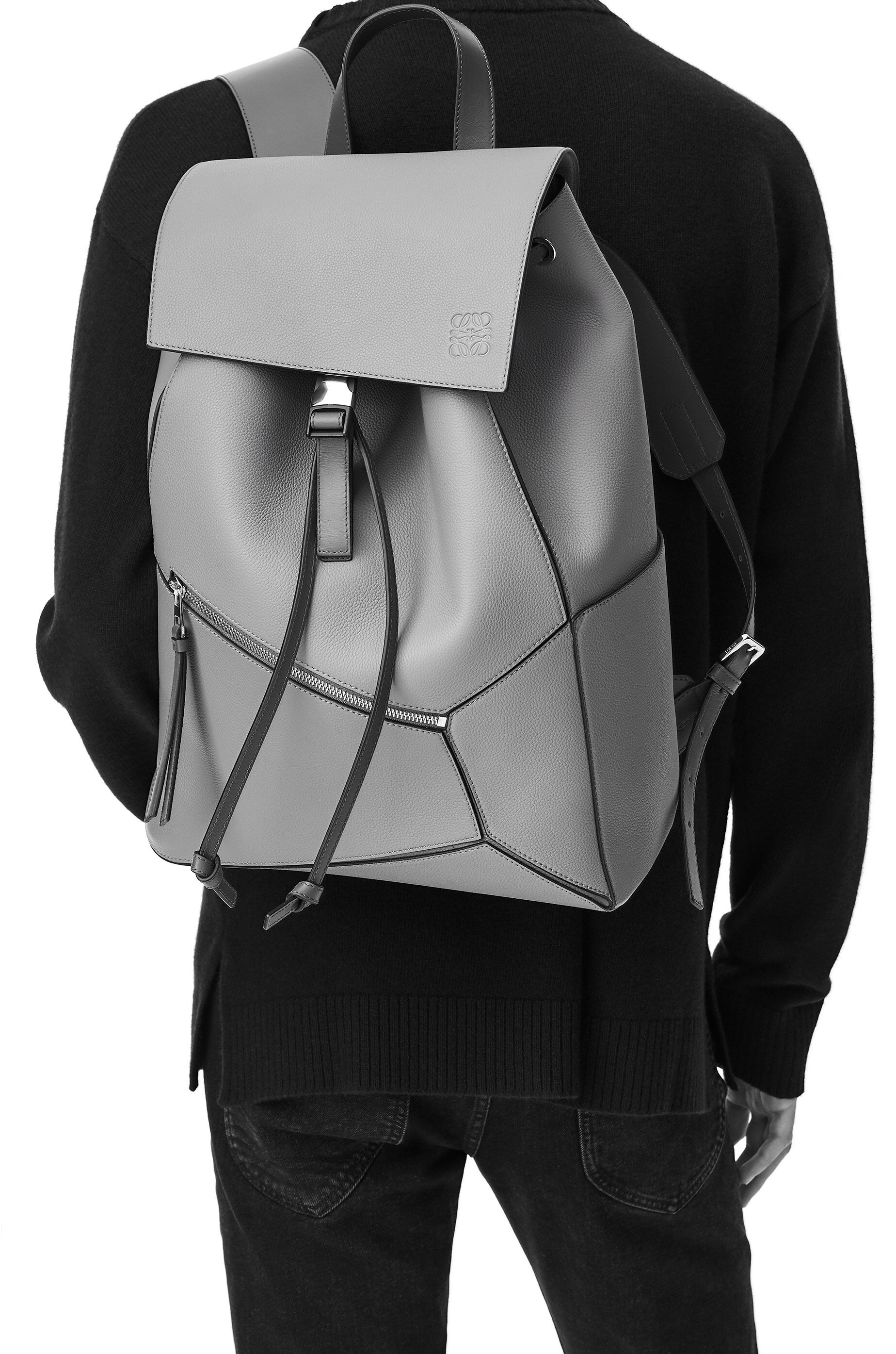 Puzzle Backpack in soft grained calfskin - 6