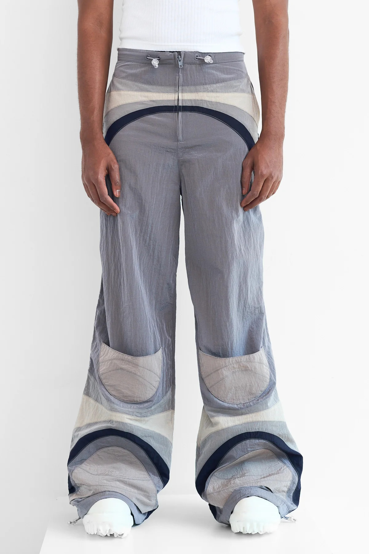ERL Nylon Rave Pants Grey - 4