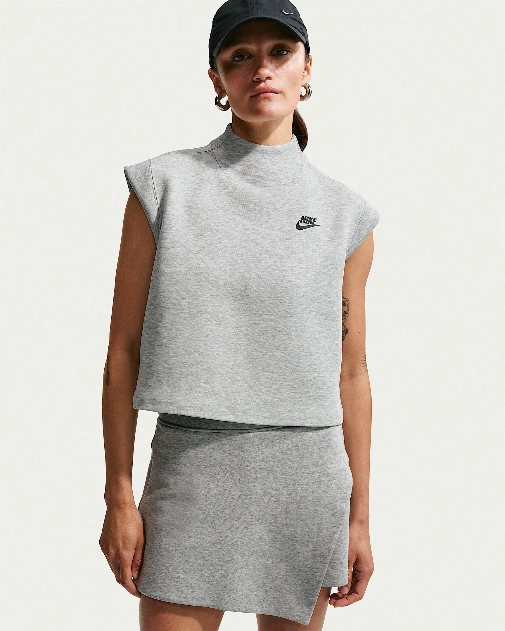 Nike Sportswear Tech Fleece Women's Short-Sleeve Top - 1