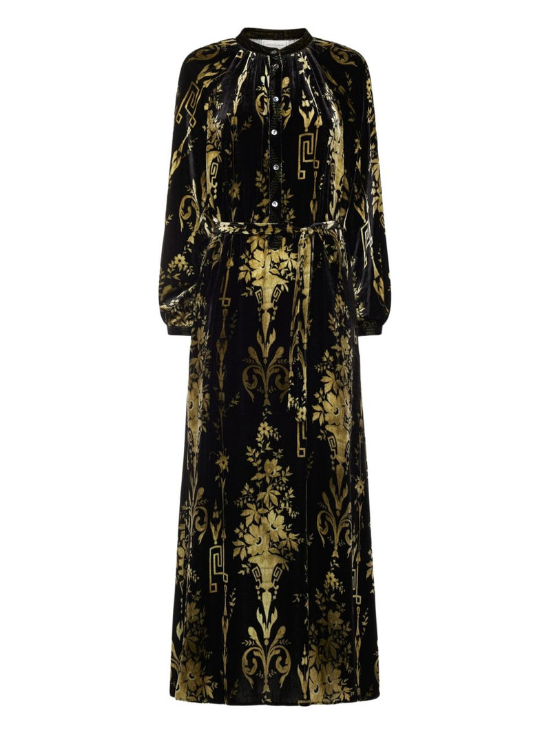 flower-pattern maxi dress 1