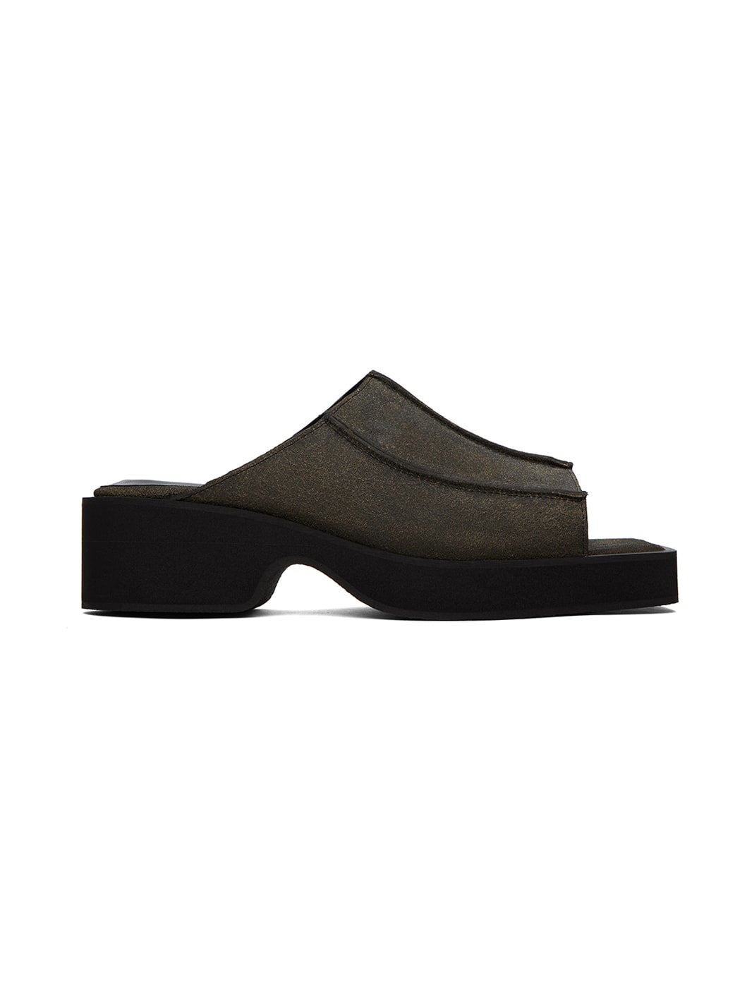 Gray Frame Sandals - 1