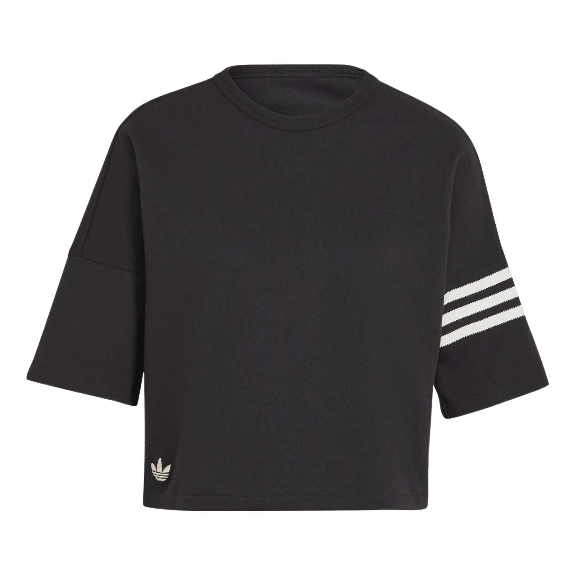 (WMNS) adidas Adicolor Neuclassics T-Shirt Asia Sizing 'Black' HM1758 - 1