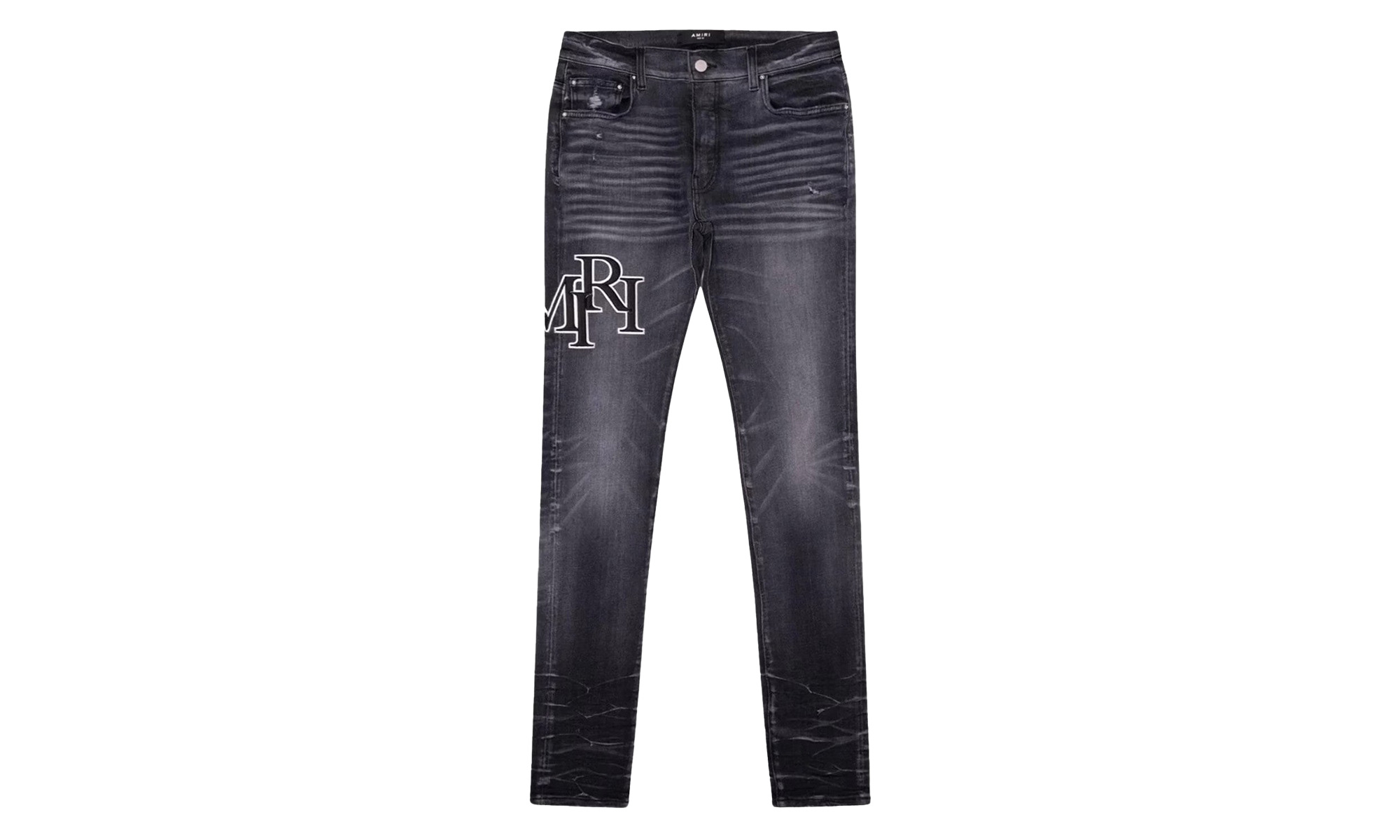 Straggered Logo Jeans "RAIN GREY" - 1