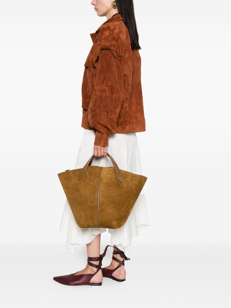 Proenza Schouler large Chelsea suede tote bag outlook