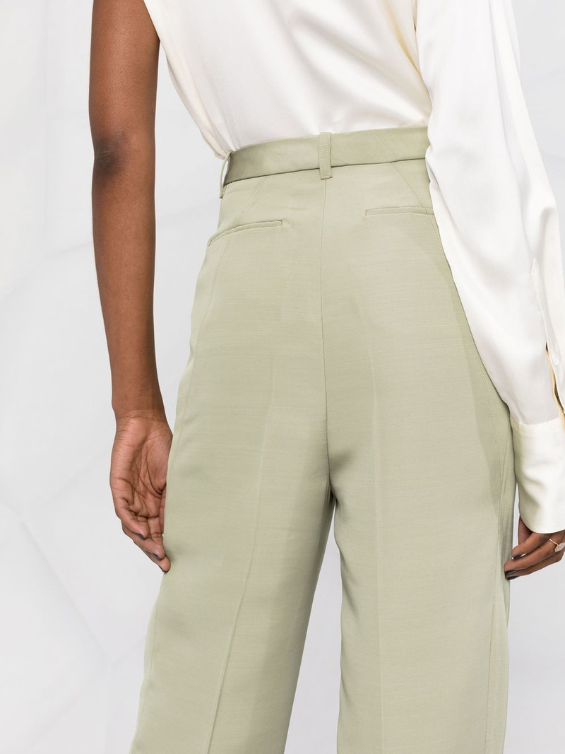 high-waisted straight-leg trousers 3