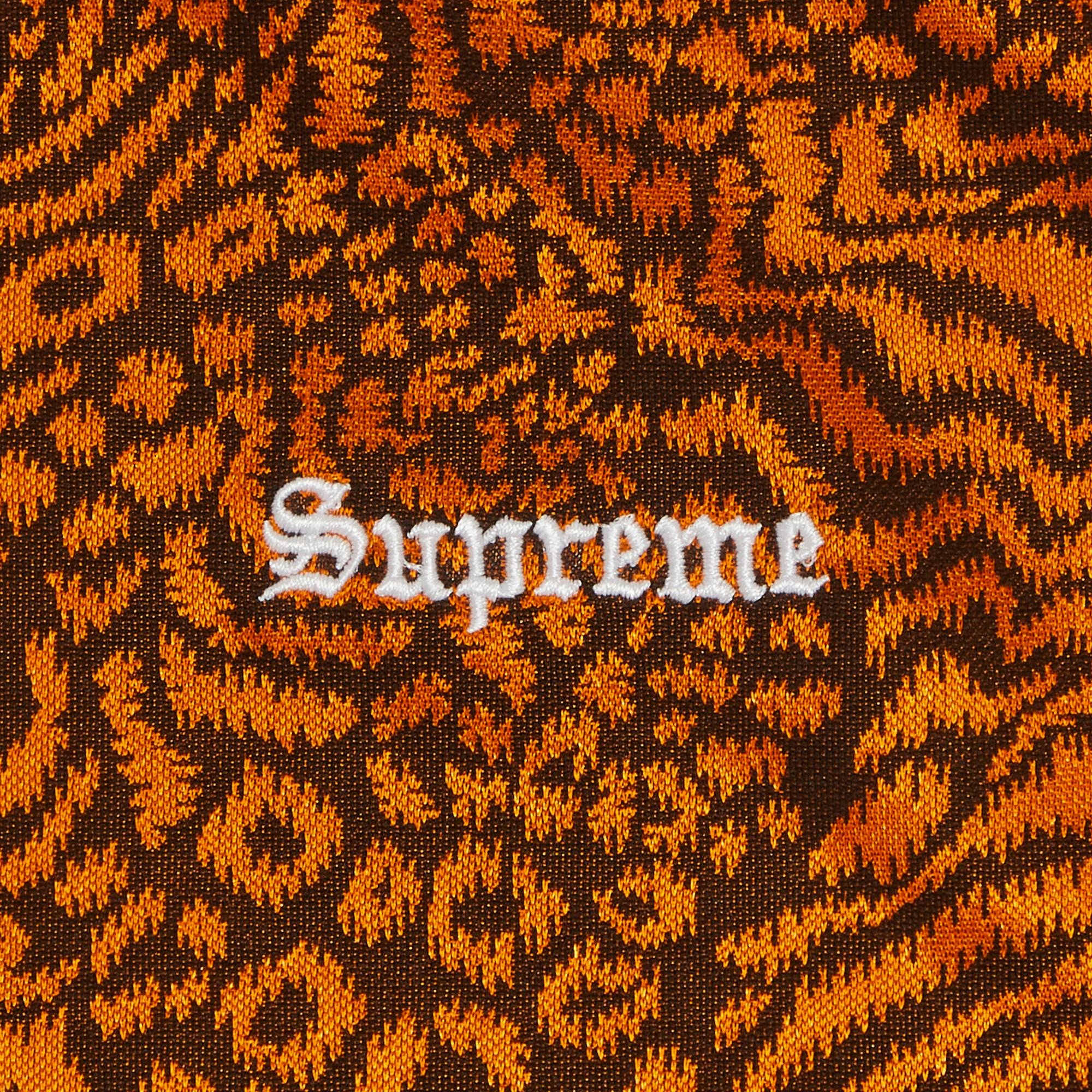 Supreme x Umbro Jacquard Animal Print Soccer Jersey 'Orange'