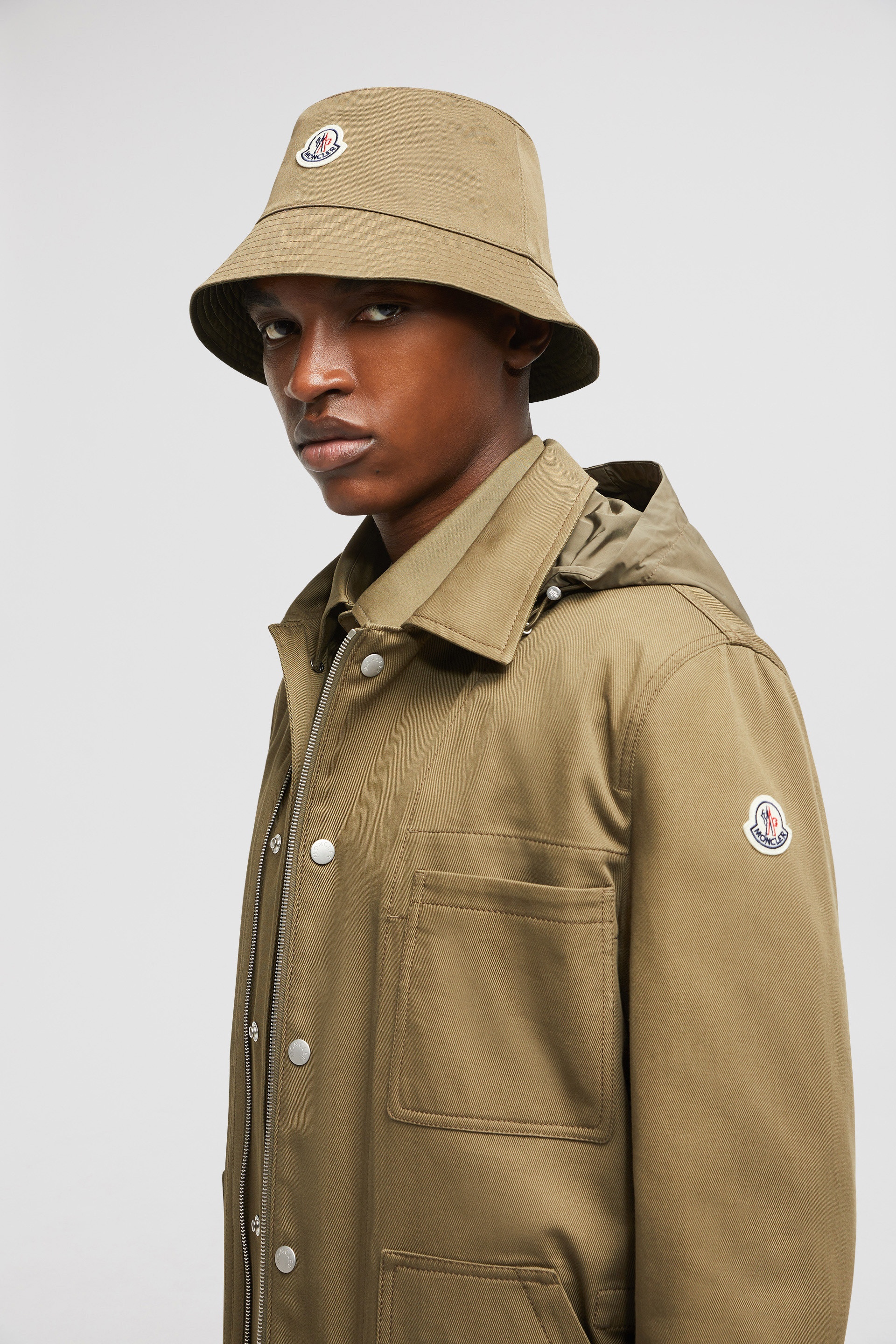Guerledan Hooded Cotton Shirt Jacket - 4