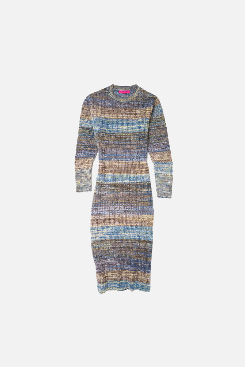 COSMIC RIB KNIT DRESS 1