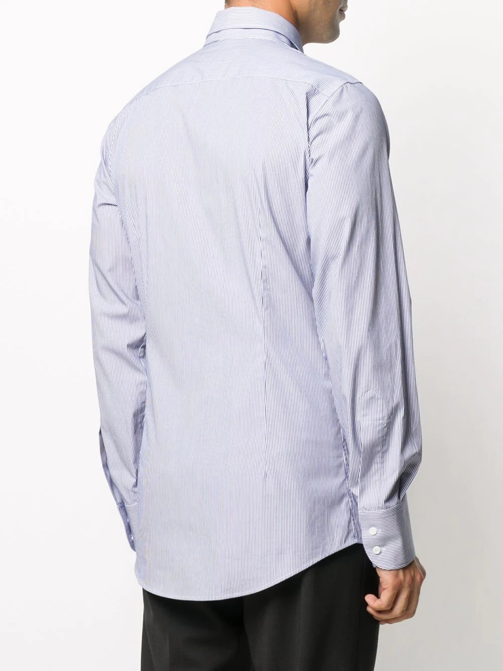 pinstripe long-sleeve shirt - 4