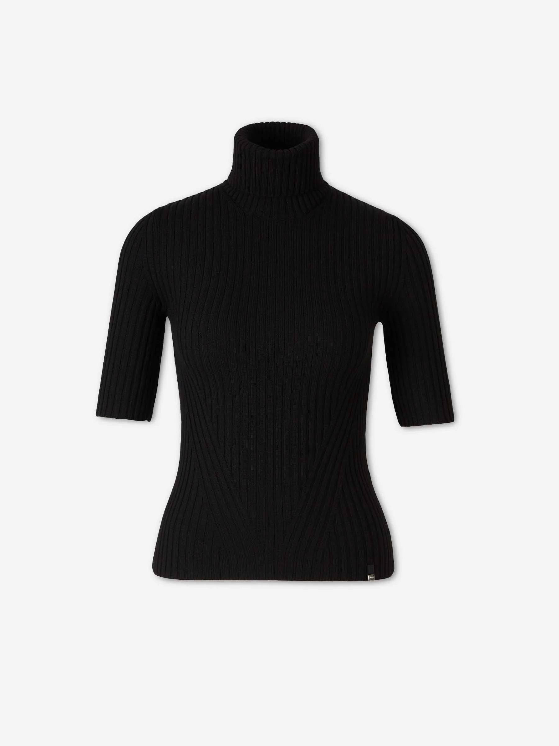 SHORT SLEEVE SWEATER - 1