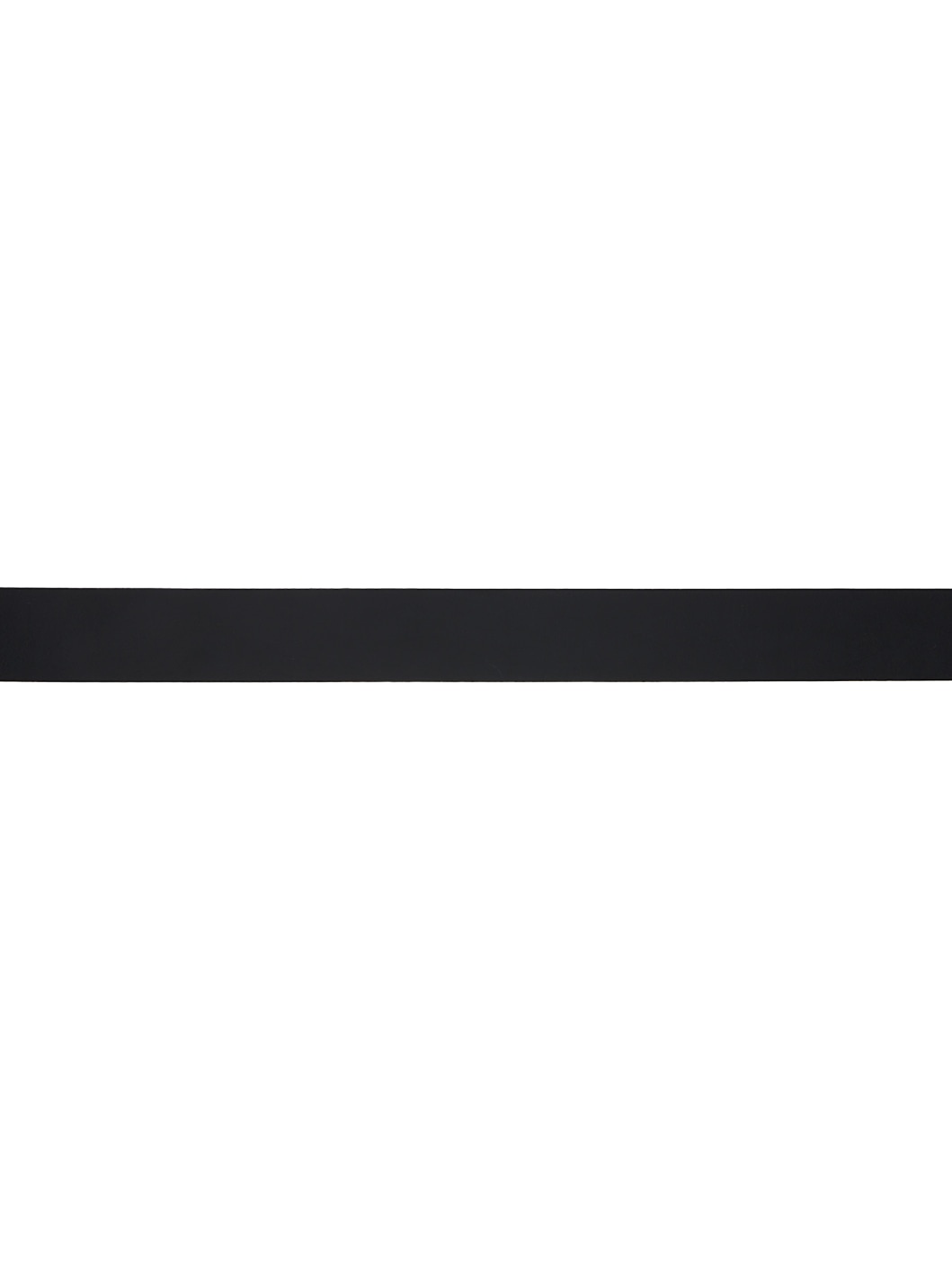 Black Leather Belt - 2