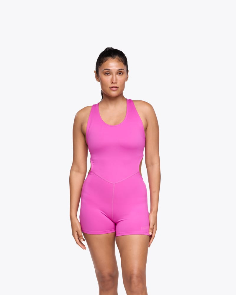 Women's Playsuit in Fuschia 1